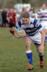 Tynedale's Chris Harris scores a try against Blackheath, National League Division 1, Tynedale Park, Corbridge, Northumberland.